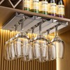 DESONAUT 2 Pcs Wine Glass Holder,Stemware Rack Punch-free Hanging Under