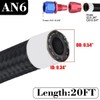 6AN Fuel Line, 3/8 Transmission Cooler Hose,AN6 Braided Fuel Hose