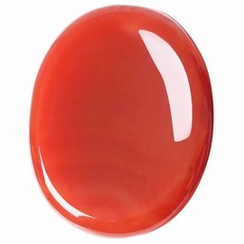 GUJOXILA Carnelian Thumb Worry Stones Crystals Stones Healing Crystals Thumb Gemstones Healing Stones Crystal Stone Polished Oval Palm Stone Spiritual Meditation Stress Relief