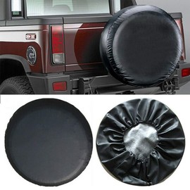 MASO Spare Wheel Cover Leather Tire Cover Waterproof Sun Shade 16" Car SUV Caravan (Diameter 75-78cm)