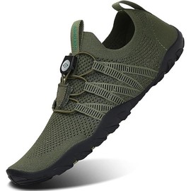 SAGUARO Men's Bathing Shoes, Women's Non-Slip Sole, Quick-Drying Swimming Shoes, D Green, 46 EU