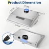 SNDOAS/Zomagas 24/30 inch Under Cabinet Range Hood 280CFM Stainless Steel