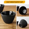 Velaze Iron Tea Cups, Japanese Style Enameled Cast Iron Teacup