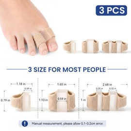 3Pcs Bunion Toe Separators for Women Men
