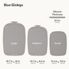 Blue Ginkgo Silicone Cutting Boards – Set of 3 (Small,