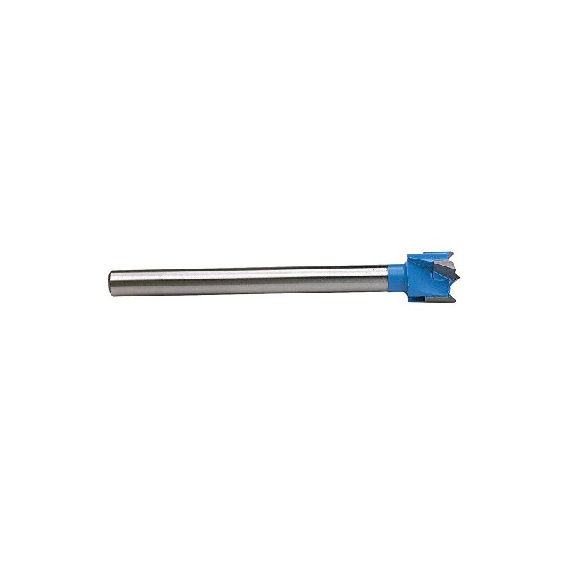 Rockler Long Shank Carbide Forstner Bit – 3/8" Shank, Spiral