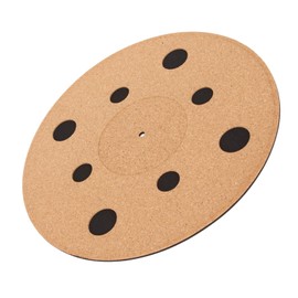 4 mm Cork Turntable Turntable Mat, Non-Slip, Antistatic, Shockproof, Durable Turntable Mat, Audiophile Quality, Improves Sound and Performance for