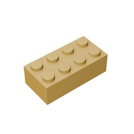 TTEHGB TOY Classic Mass Brick 2 x 4, Pack of 100 Building Blocks, Apricot Yellow, Compatible with All Major Brands, MOC Enthusiasts Colours: Apricot Yellow