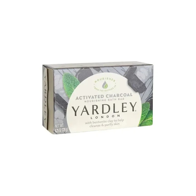 Jabón De Baño Yardley London Carbón Activado 120g Charcoal