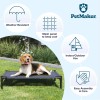 PETMAKER Medium Blue Elevated Dog Bed Portable Cooling Bed For
