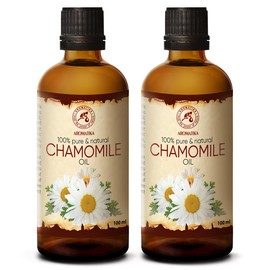 Chamomilla Recutita Flower Extract Carrier Oil for Skin Body Care Beauty Hair Care Nail Care Hair Oil Dry Hair Base Oil Skin Care Nourishing Oil 2 x 100 ml