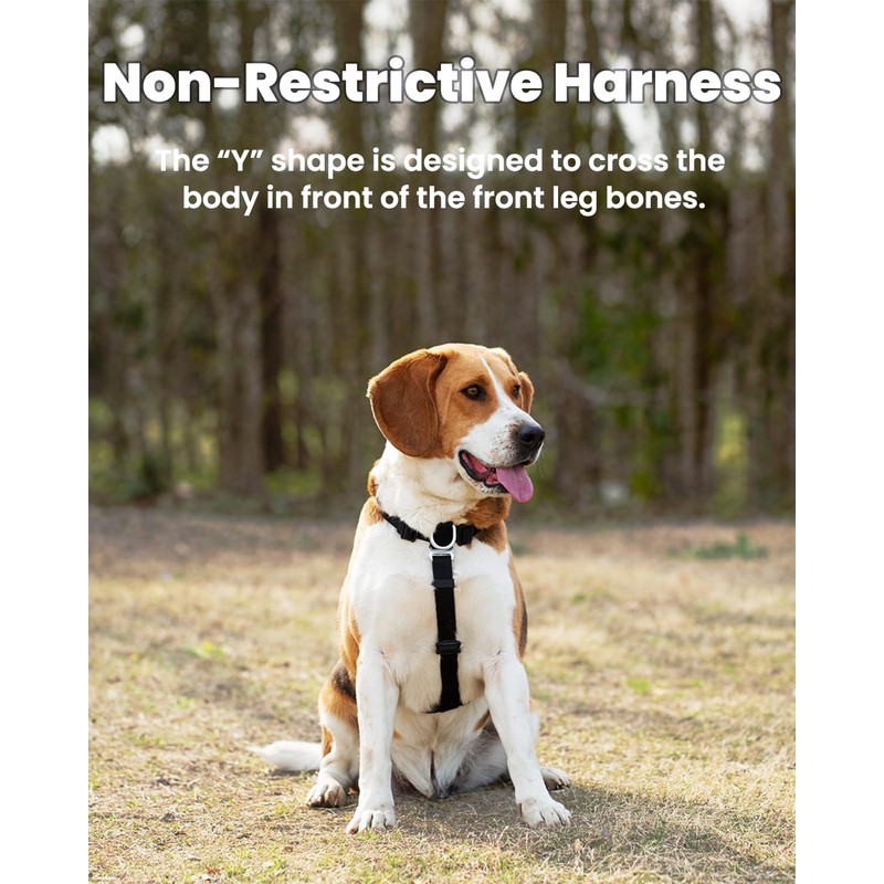 LufeLux Non-Restrictive Dog Harness, Easy Walk Freedom No Pull Harness,