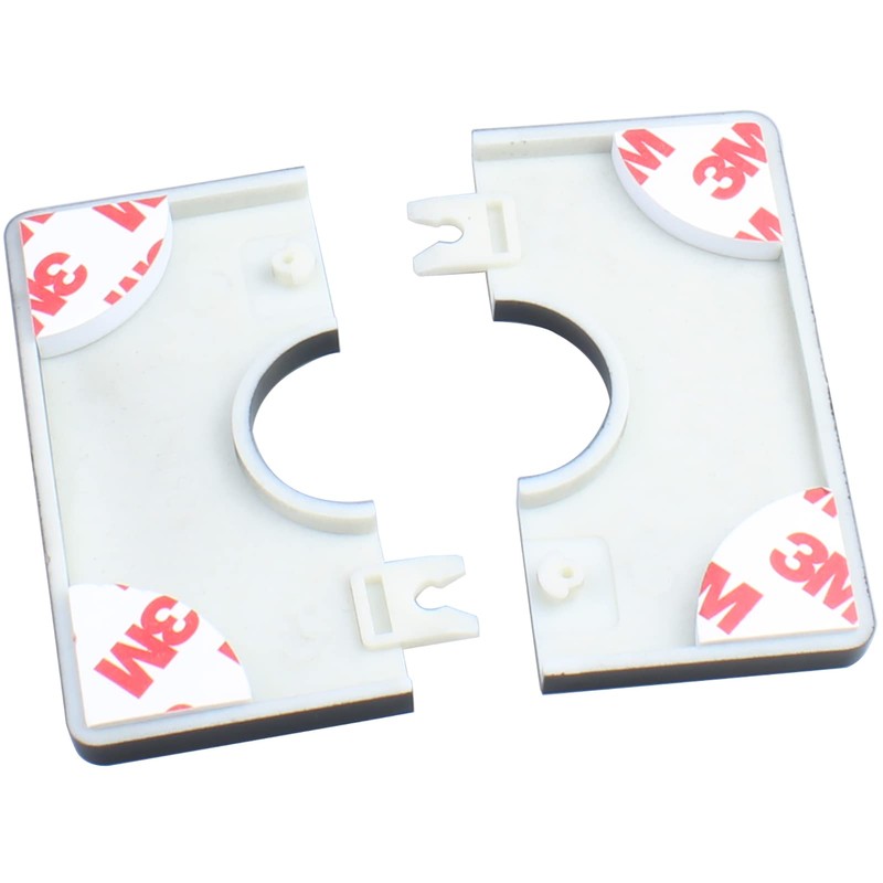 FDXGYH 2 Pcs 2.0 Inch ABS Wall Split Flange Self-Adhesive