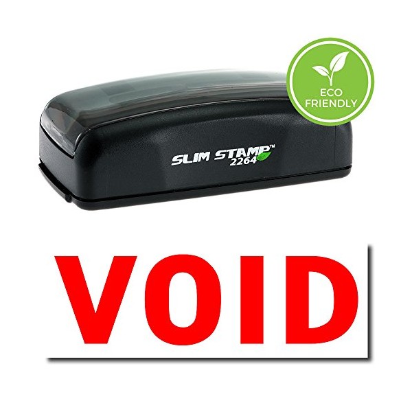 Large Pre-Inked Void Stamp (Red Ink)