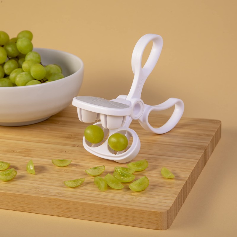 Ubbi Grape Cutter for Kids, Fruit and Vegetable Slicer, Safe