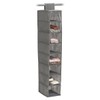 Zeller 14614 Non-Woven 8-Compartment Hanging Storage, Grey, 18 x 30