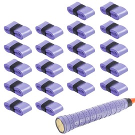 Hantox Grip Tape for Rackets, 20 Pieces, Anti-Slip, Shock Absorbent, Sweat Absorbent, Breathable, Perforated Grip, Replacement, Tennis, Golf, Badminton, Moist Grip