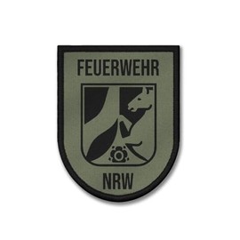 Copytec Patch Fire Brigade Country NRW Coat of Arms Camouflage West State Rose Ross 42660