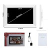 ybest Frameo 10.1" Digital Picture Frame White, Smart WiFi Digital