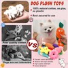 10 Pcs Squeaky Dog Toys,Soft Plush Pet Toy Set Dog