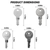 VIDABTE RV replacement Keys for Toolbox Trunk Door Locks Compartment