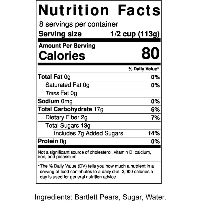 Amish Made Canned Fruit (Bartlett Pear Halves (2-32 oz. Jars))