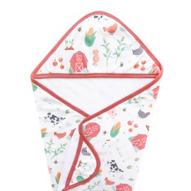 Copper Pearl Hooded Bath Towels Premium Knit/Terry Cloth Baby Towels with Hood, Pockets, and Cool Designs - Great to Gift and Make Bath Time Fun - Baby Bath Towel, Farmstead