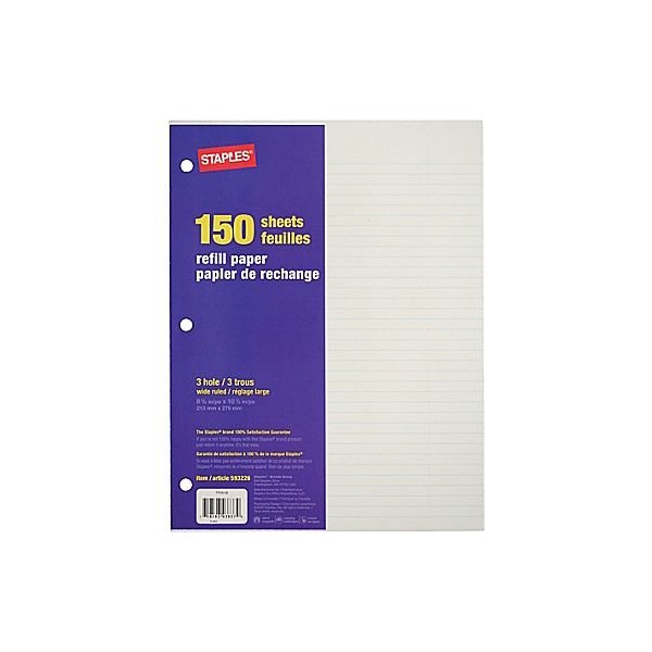 Staples 150 Sheet Refill