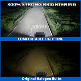 XRDHJI Fit for Scion Tc 2014 2015 2016 High Performance Halogen Headlight Bulbs,9012 High Low Dual Beam Headlamp Replacement Bulbs Kit, Plug and Play,Pack of 2