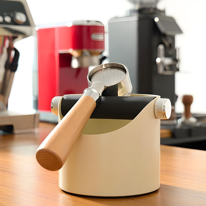 Coffee Knock Box, Small Anti Slip Coffee Slag Bucket with