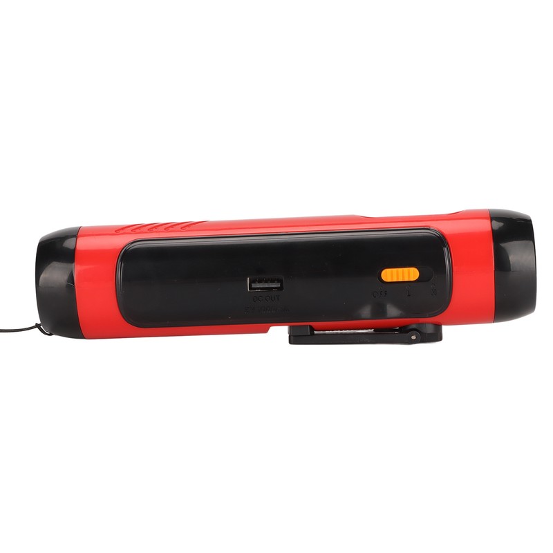 JX‑502 Emergency Flashlight 3W Strong Light LED Hand Crank Flashlight