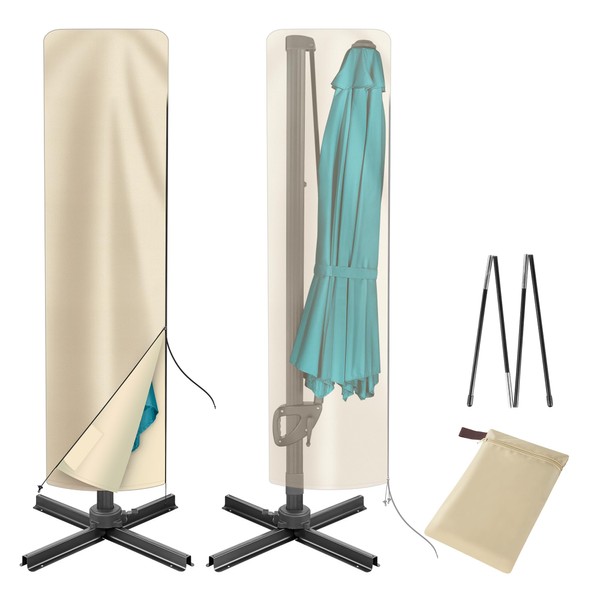 uHousDeco Cantilever Umbrella Cover for 7ft - 12ft Square and
