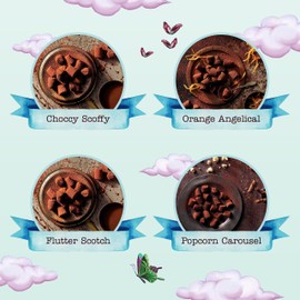 Monty Bojangles Gift Wrapped Truffle Box (190g) - 4 Award-Winning Cocoa Dusted Truffle Flavours - Wrapped in a Gift Box complete with Ribbon - Suitable for Vegetarians