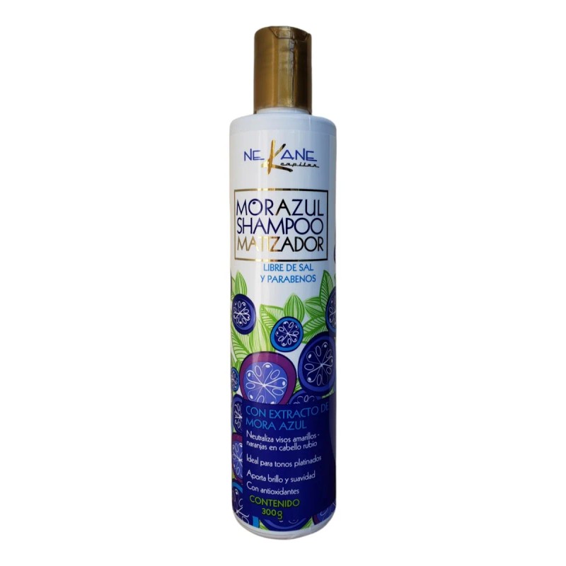 Nekane ® Shampoo Mora Azul Matizador Rubios Canas 300ml