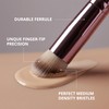 LAMORA Concealer Makeup Brush Under Eye - Angled Flat Top