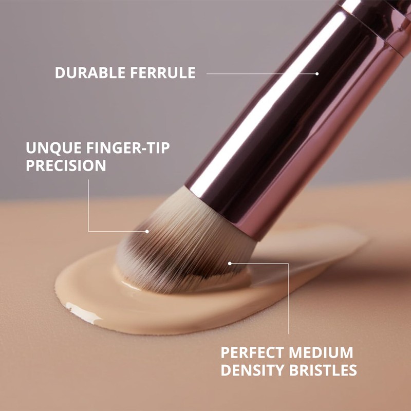 LAMORA Concealer Makeup Brush Under Eye - Angled Flat Top