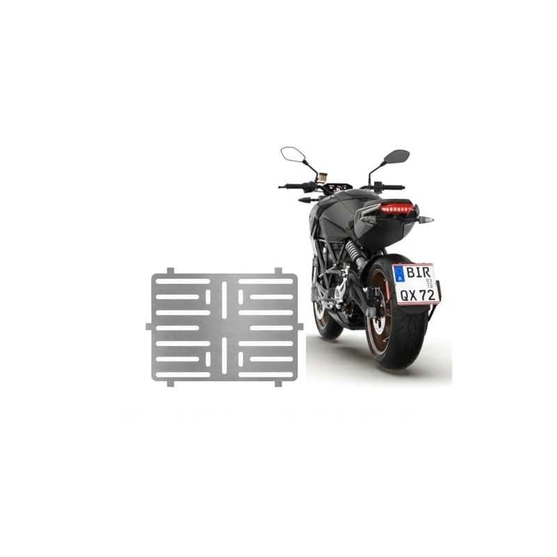 Frameless License Plate Holder Stainless Steel 0.8 mm Thick (for