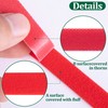 RunNico 50ft Longer Christmas Garland Ties - Red Holiday Garland