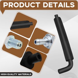 Dunviku Genuine OEM Replacement PCV Valve and Hose Kit 12204-28020 12262-28021 for Toyota 2 4L Engine Fits Camry Corolla Highlander RAV4 Solara Matrix Scion tC xB Lexus HS250h 2002-2018 Models