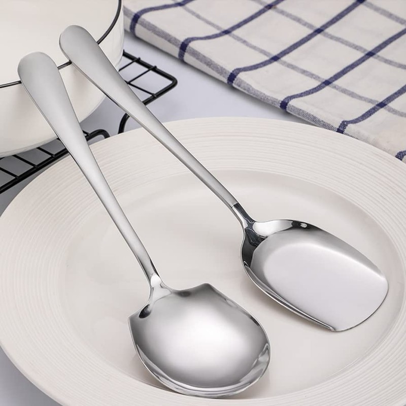ARFUKA Serving Spoons Stainless Steel Buffet Serving Spoon Large Serving