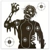 100 PAPER TARGETS Zombie Air Gun Pistol Rifle Pellet 14x14cm
