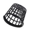 Black Golf Ball Basket Nylon Plastic Golfball Container Golf Ball