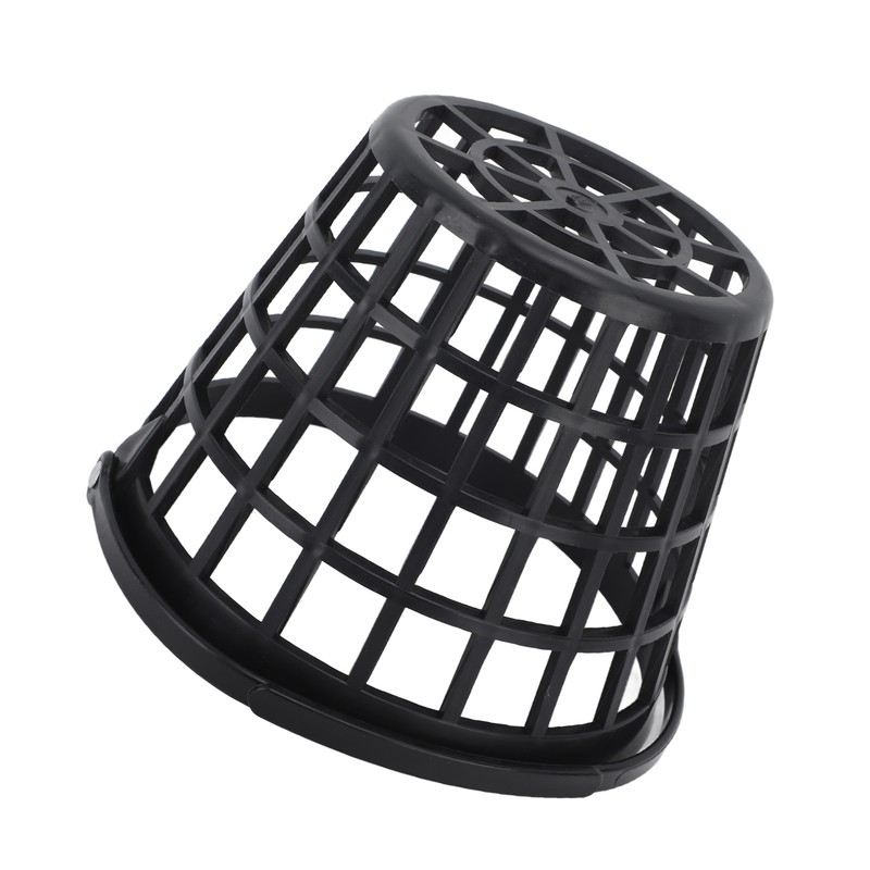 Black Golf Ball Basket Nylon Plastic Golfball Container Golf Ball