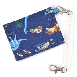 COLORFUL CANDY STYLE Pass Case PET Discovery! Explore! Dinosaur Continent (Navy)