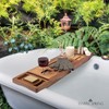 Temple Spring Wooden Bathtub Tray, Acacia Bathroom Accessories, Bath Tray