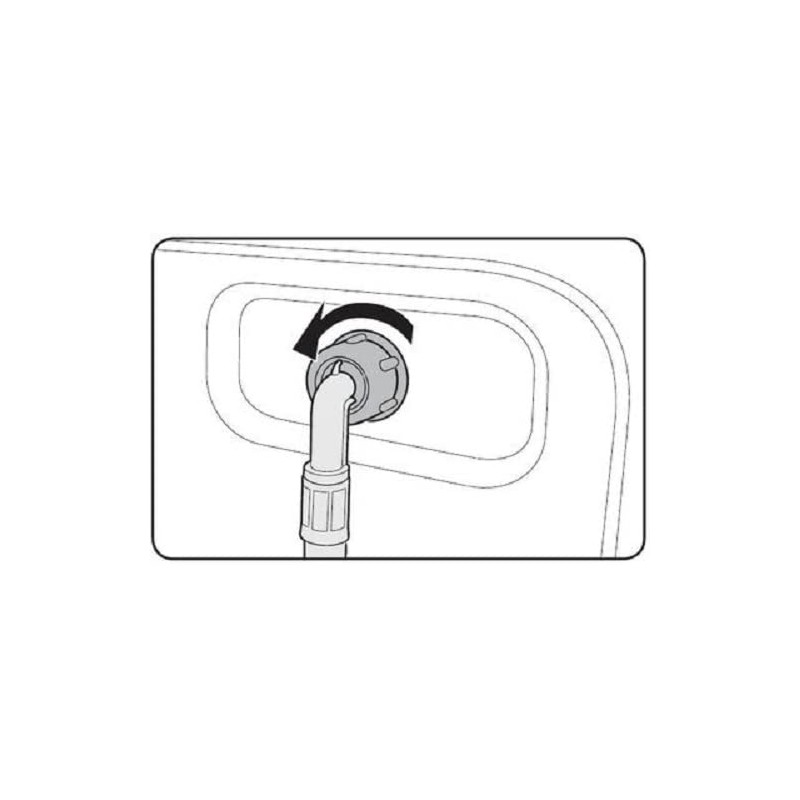 BSSTORE Universal Load Hose for Washer-Dishwasher - Cold Water Inlet