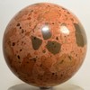 HQRP Big 3.6" 2.4LB Leopardite Jasper Sphere Natural Leopard Skin