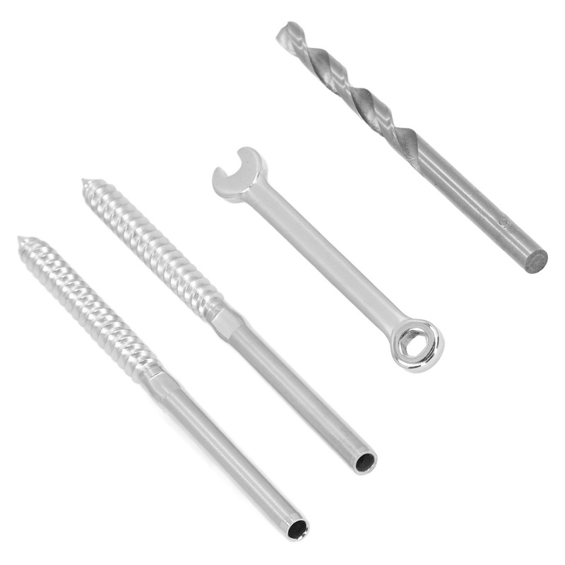 Swage Lag Screw Stainless Steel Left Right Thread Cable Railing