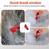 BOHUIZ 4 PCS Window Breaker Seatbelt Cutter, Seatbelt Cutter and
