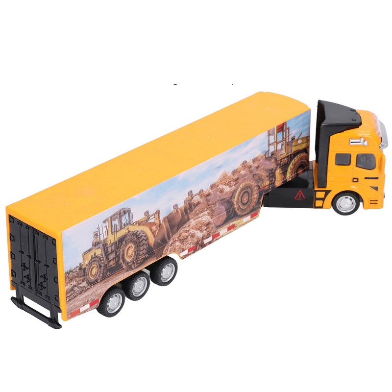 Container Truck Toy Alloy Simulation Mini Child Vehicle Model for